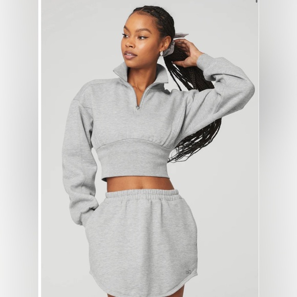 ALO Yoga Tops - ALO Yoga Vixen Fleece 1/4 zip